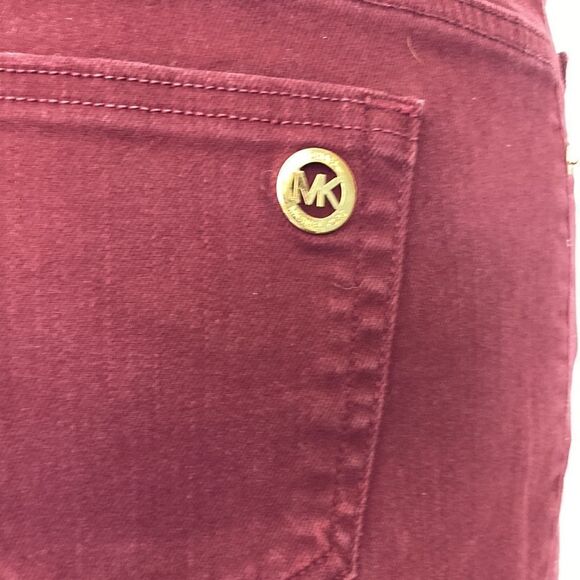 Michael kors skinny  burgundy jeans - Picture 6 of 11